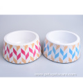 Customized pet feeder double travel pet bowl